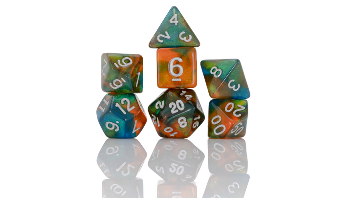 Sirius Dice: RPG Dice Set (7): Persimmon Punch