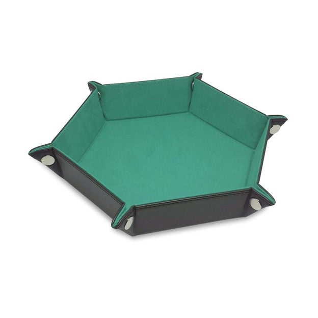 BCW Hexagon Dice Tray - Green