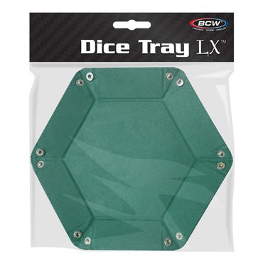 BCW Hexagon Dice Tray - Green