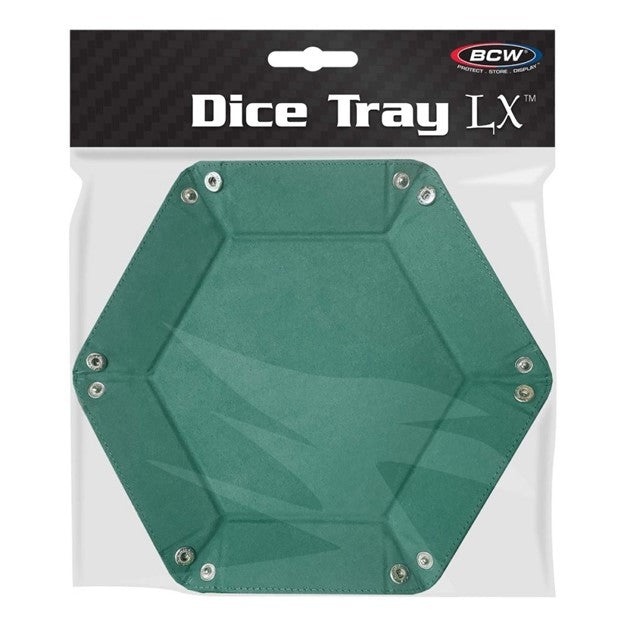 BCW Hexagon Dice Tray - Green