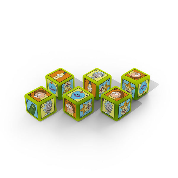 Dice Set: d6 Rick and Morty (6)