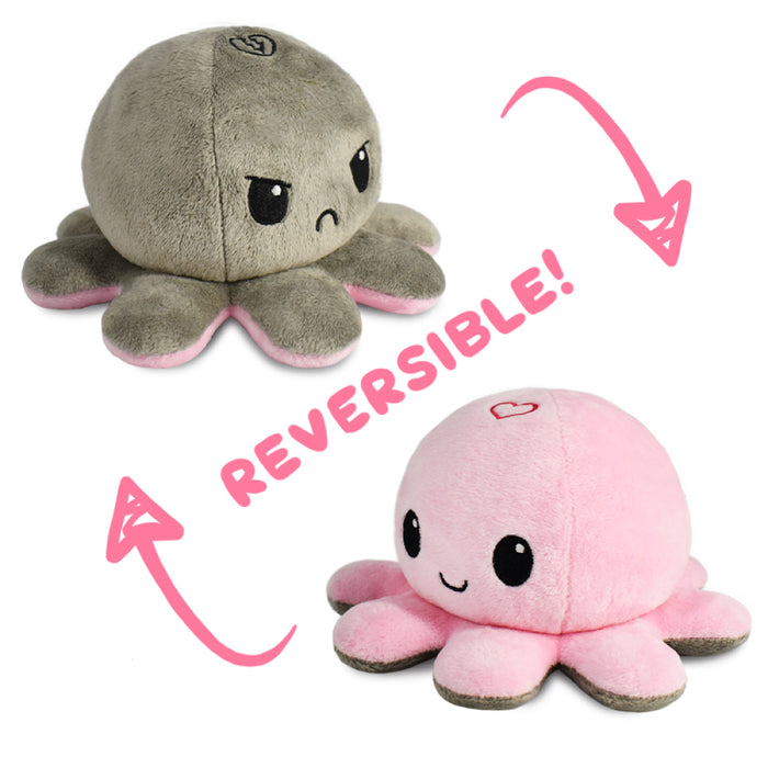 Reversible Octopus Plushie: Heart/Broken Heart