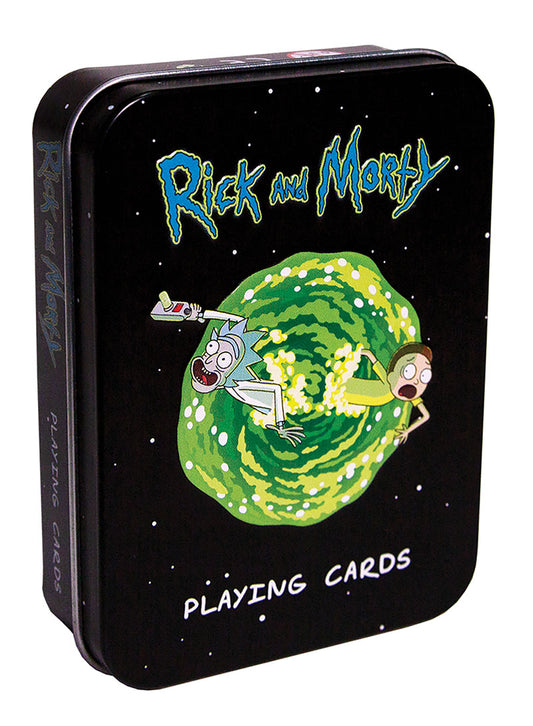Rick and Morty Playing Cards Tin