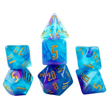 Sirius Dice: RPG Dice Set (7):  Cerulean Nebula