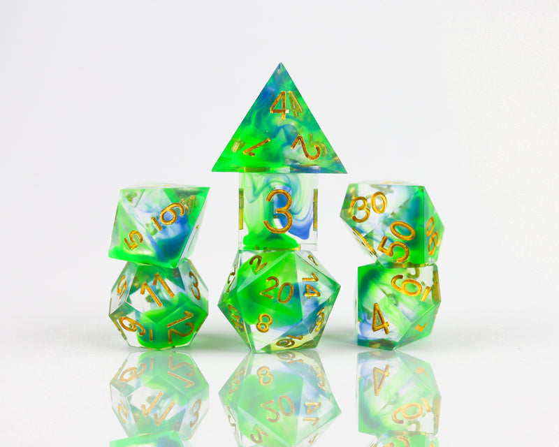 Sirius Dice: RPG Dice Set (7): Sharp Cyprus