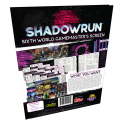 Shadowrun Sixth World: Gamemaster's Screen