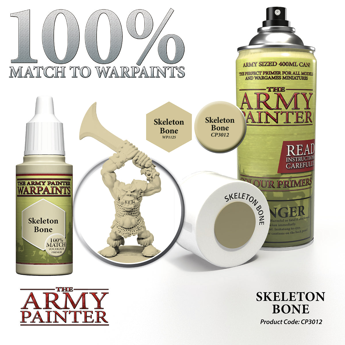 Army Painter: Skeleton Bone Spray Paint Primer