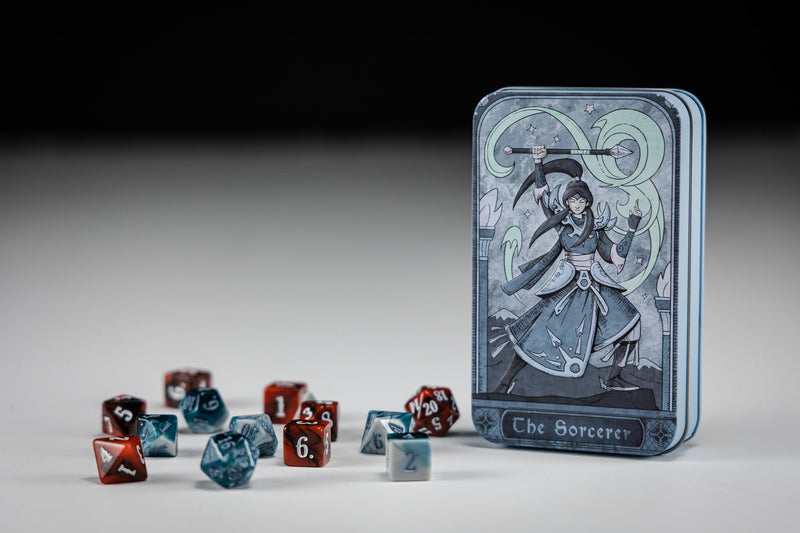 Class-Specific Dice Set: Sorcerer (Pathfinder and 5E)