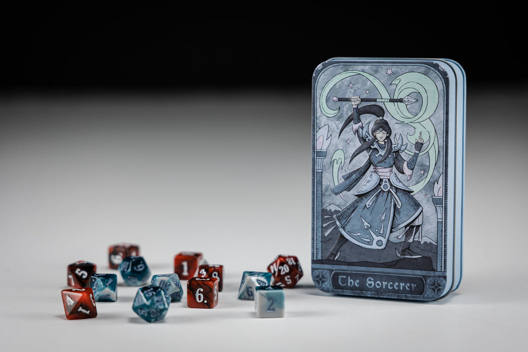 Class-Specific Dice Set: Sorcerer (Pathfinder and 5E)