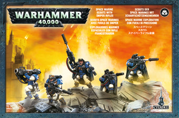 Space Marine Scouts with Sniper Rifles