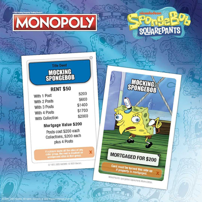 Monopoly: SpongeBob SquarePants Meme Edition