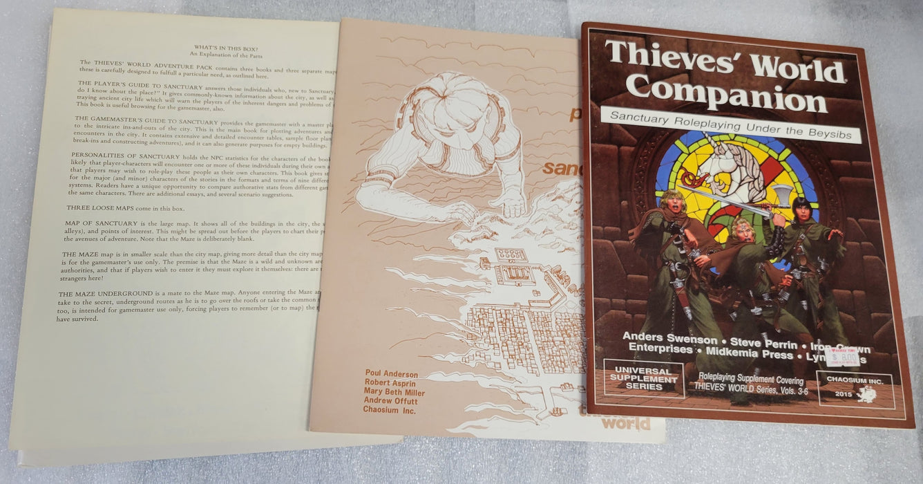 Robert L Asprin's Thieves' World Adventure Pack for Role-Playing