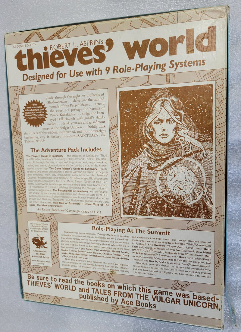 Robert L Asprin's Thieves' World Adventure Pack for Role-Playing
