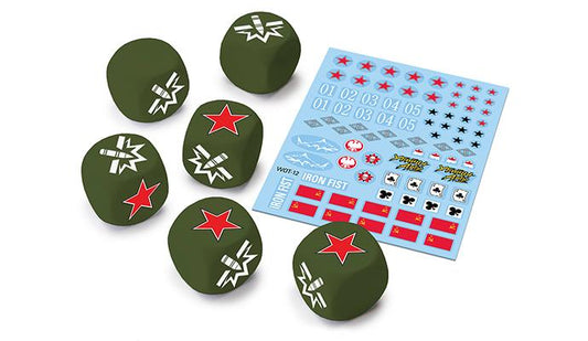 World of Tanks: Miniatures Game - U.S.S.R. Upgrade Pack Dice (6) & Decal (1)