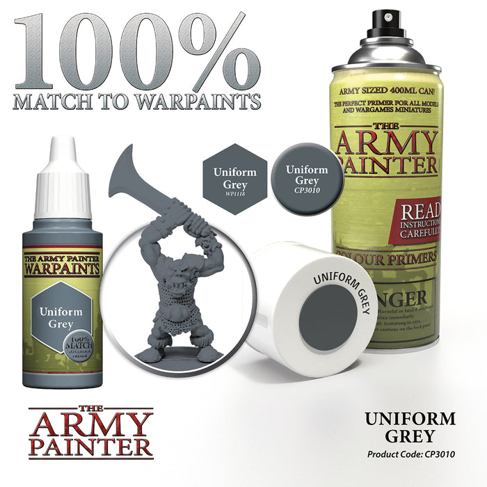Army Painter: Uniform Grey Spray Paint Primer
