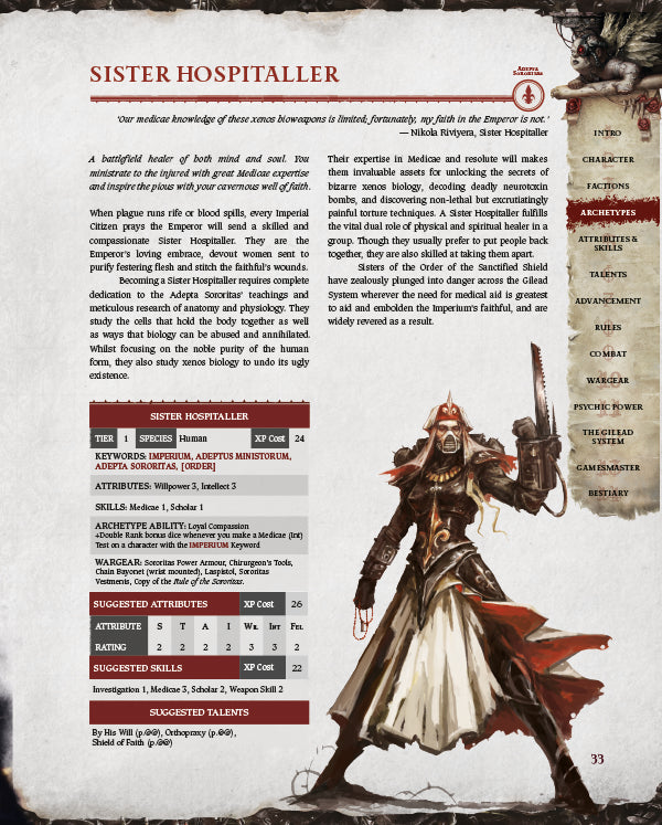 Warhammer 40K Wrath & Glory RPG: Core Rulebook Revised HC