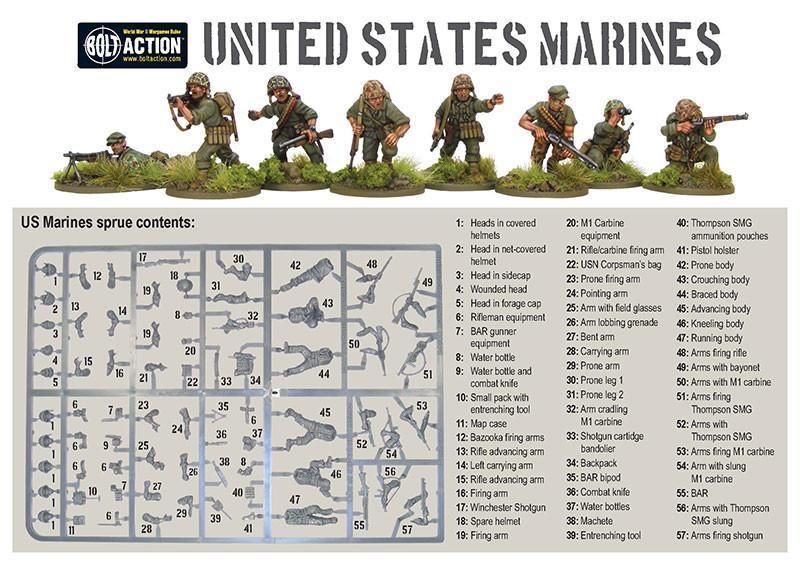 US Marines plastic box set