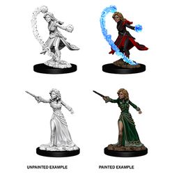 PATHFINDER: DEEP CUTS UNPAINTED MINIATURES W6 FEMALE HUMAN WIZARD
