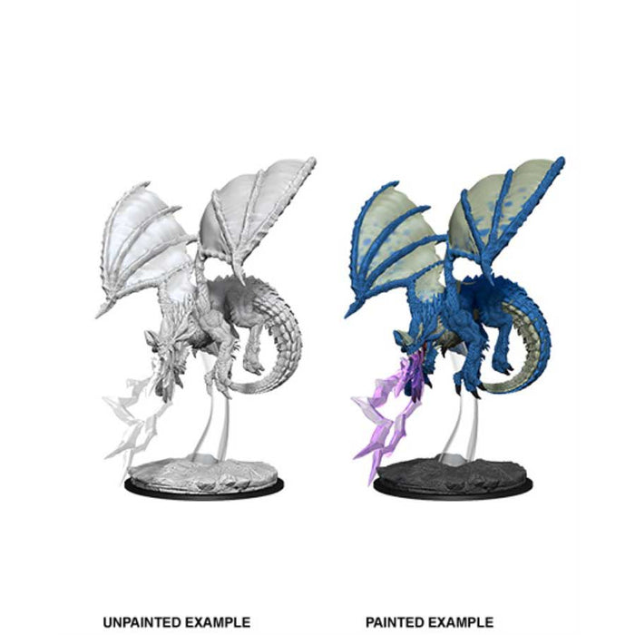 D&D Nolzur's Marvelous Miniatures: W8-YOUNG BLUE DRAGON