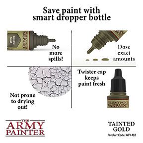 Army Painter: Tainted Gold Warpaint Metallics