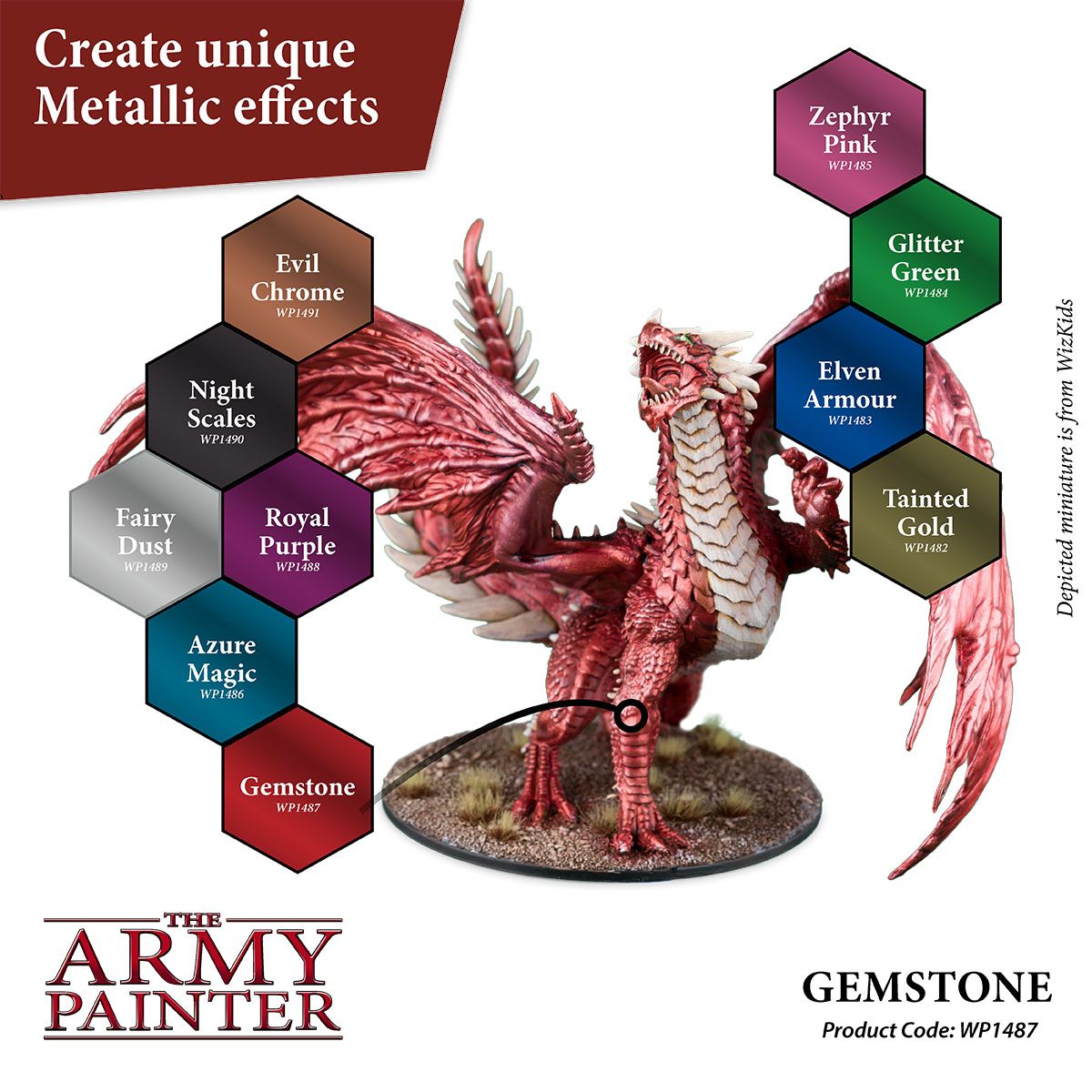 Army Painter: Gemstone Warpaint Metallics