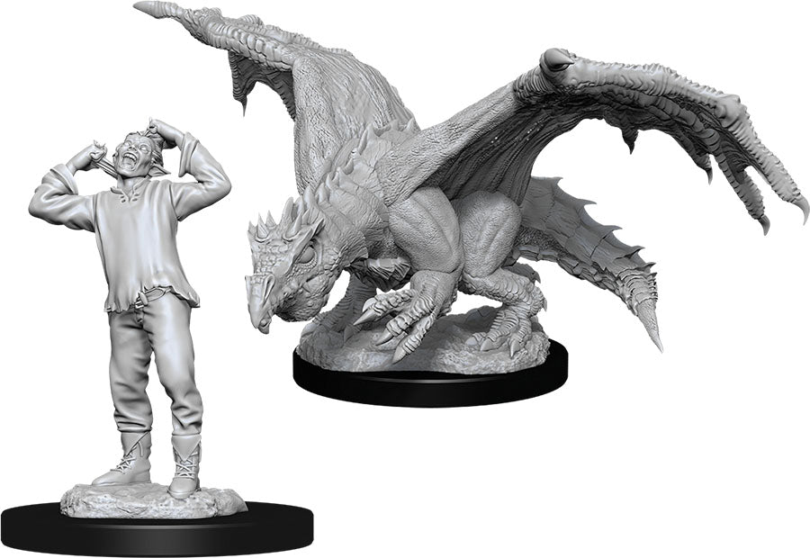 Dungeons & Dragons Nolzur`s Marvelous Unpainted Miniatures: W19 White Dragon Wyrmling