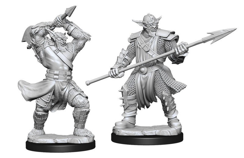 Critical Role Unpainted Miniatures: W01 Bugbear Fighter Male