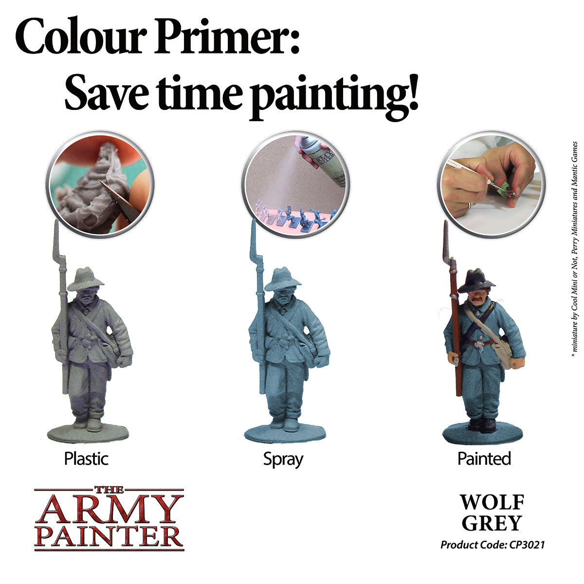 Army Painter: Wolf Grey Spray Paint Primer