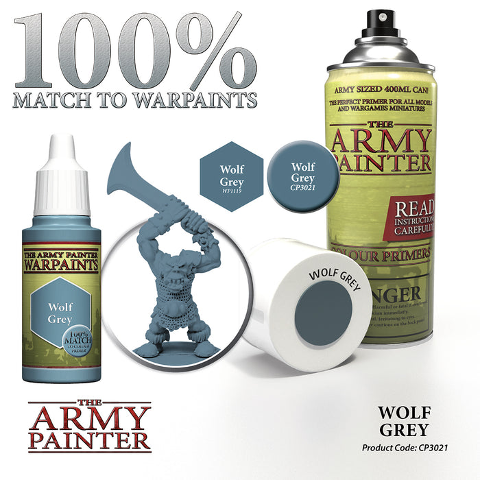 Army Painter: Wolf Grey Spray Paint Primer