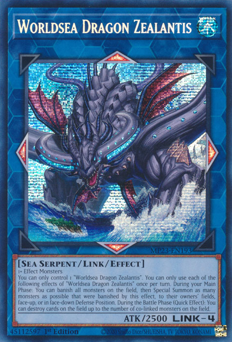 Worldsea Dragon Zealantis (MP23-EN193) [25th Anniversary Tin: Dueling Heroes Mega Pack]