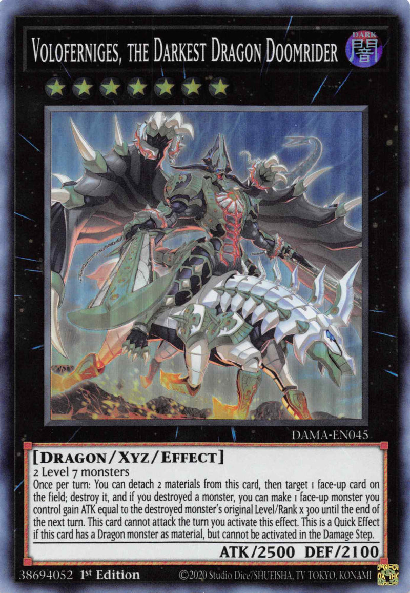 Voloferniges, the Darkest Dragon Doomrider (DAMA-EN045) [Dawn of Majesty]