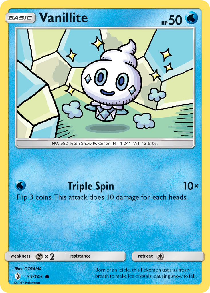 Vanillite (33/145) [SM - Guardians Rising]
