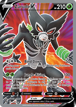 Zarude V (Full Art) (167/185) [SWSH04: Vivid Voltage]