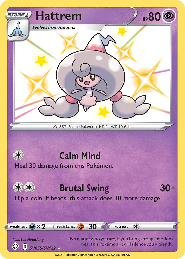 Hattrem (SV055/SV122) [Shining Fates: Shiny Vault]