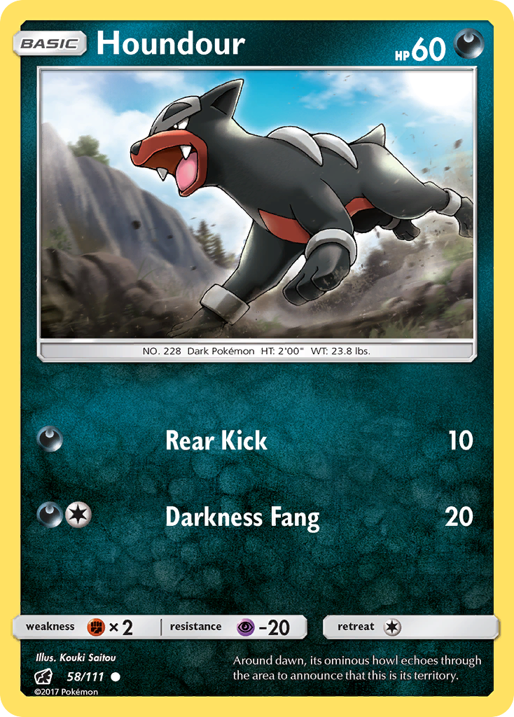 Houndour (58/111) [SM - Crimson Invasion]
