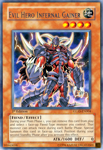Evil Hero Infernal Gainer [GLAS-EN004] Rare — Darkhold Games