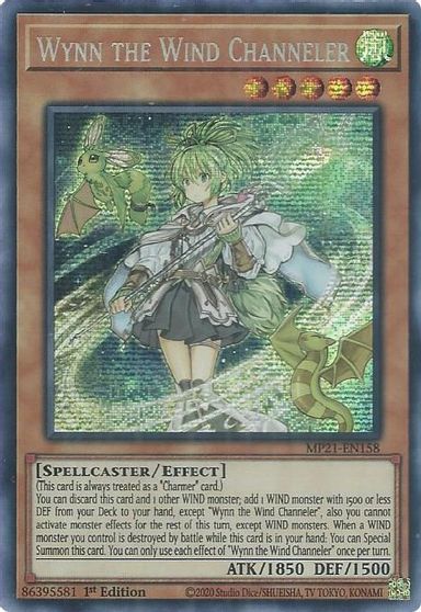 Wynn the Wind Channeler (MP21-EN158) [2021 Tin of Ancient Battles]