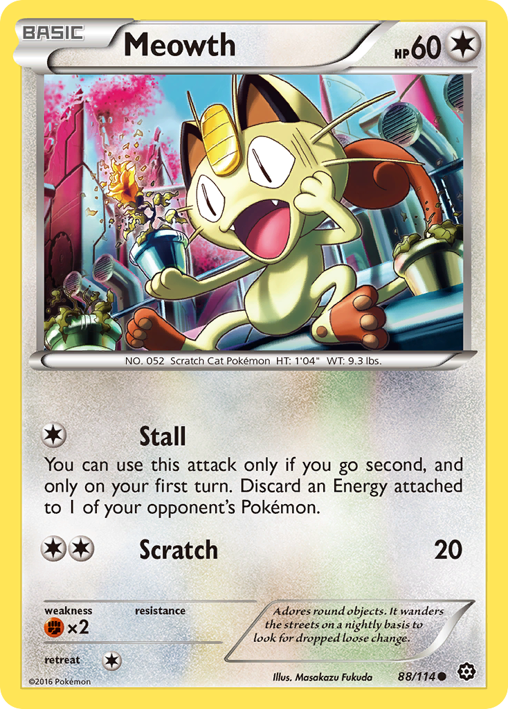 Meowth (88/114) [XY - Steam Siege]
