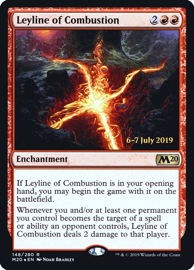 Leyline of Combustion  [Core Set 2020 Prerelease Promos]