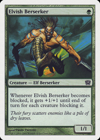 Elvish Berserker [Ninth Edition]