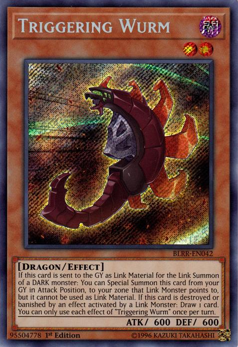 Triggering Wurm (BLRR-EN042) [Battles of Legend: Relentless Revenge]