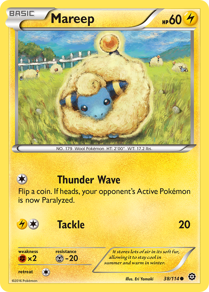 Mareep (38/114) [XY - Steam Siege]
