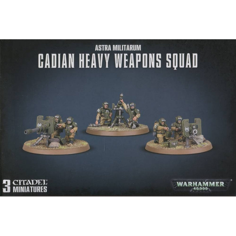 Astra Militarum Cadian Heavy  Weapons Squad