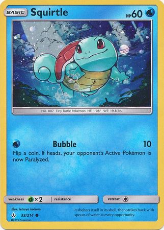 Squirtle - 33/214 (Premium Collection Promo) (033/214) [Blister Exclusives]