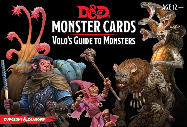 D&D Monster Cards Volo's Guide to Monsters