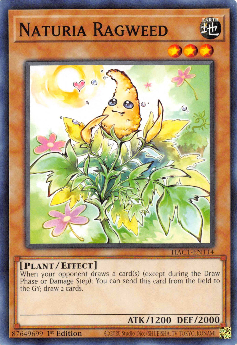 Naturia Ragweed (HAC1-EN114) [Hidden Arsenal: Chapter 1]