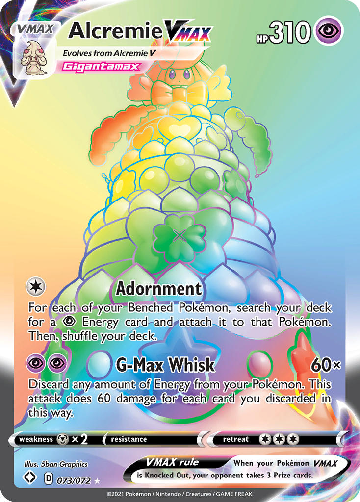 Alcremie VMAX (Secret) (073/072) [Shining Fates]