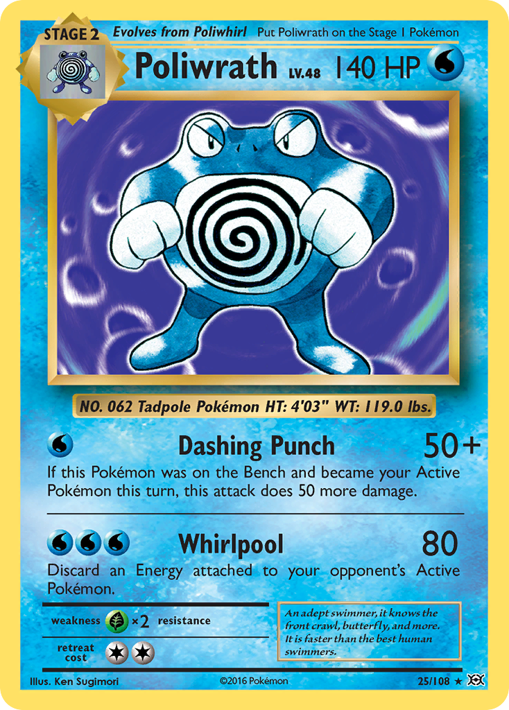 Poliwrath (25/108) [XY - Evolutions]