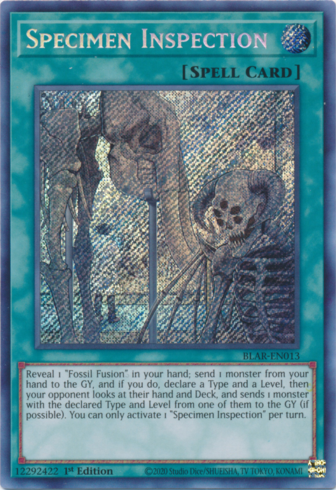 Specimen Inspection (BLAR-EN013) [Battles of Legend: Armageddon]