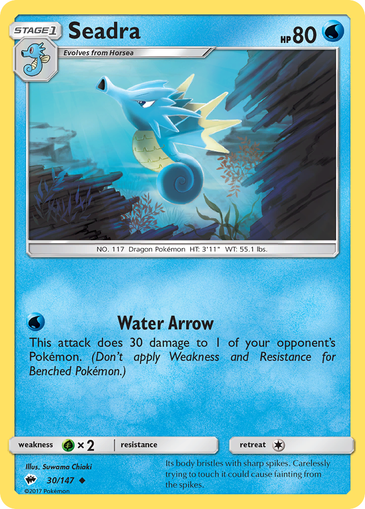 Seadra (30/147) [SM - Burning Shadows]